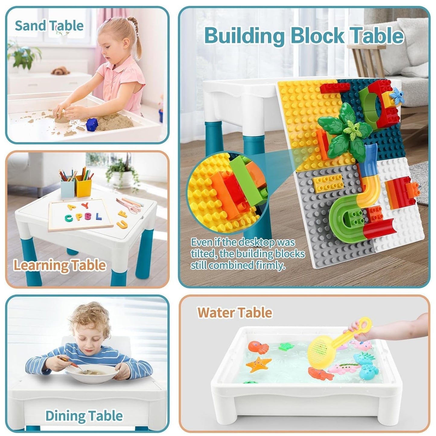Masuta interactiva constructii copii lego 8