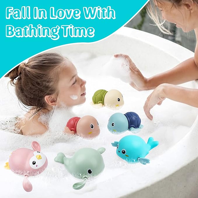 Broscute inotatoare jucarie baie 5