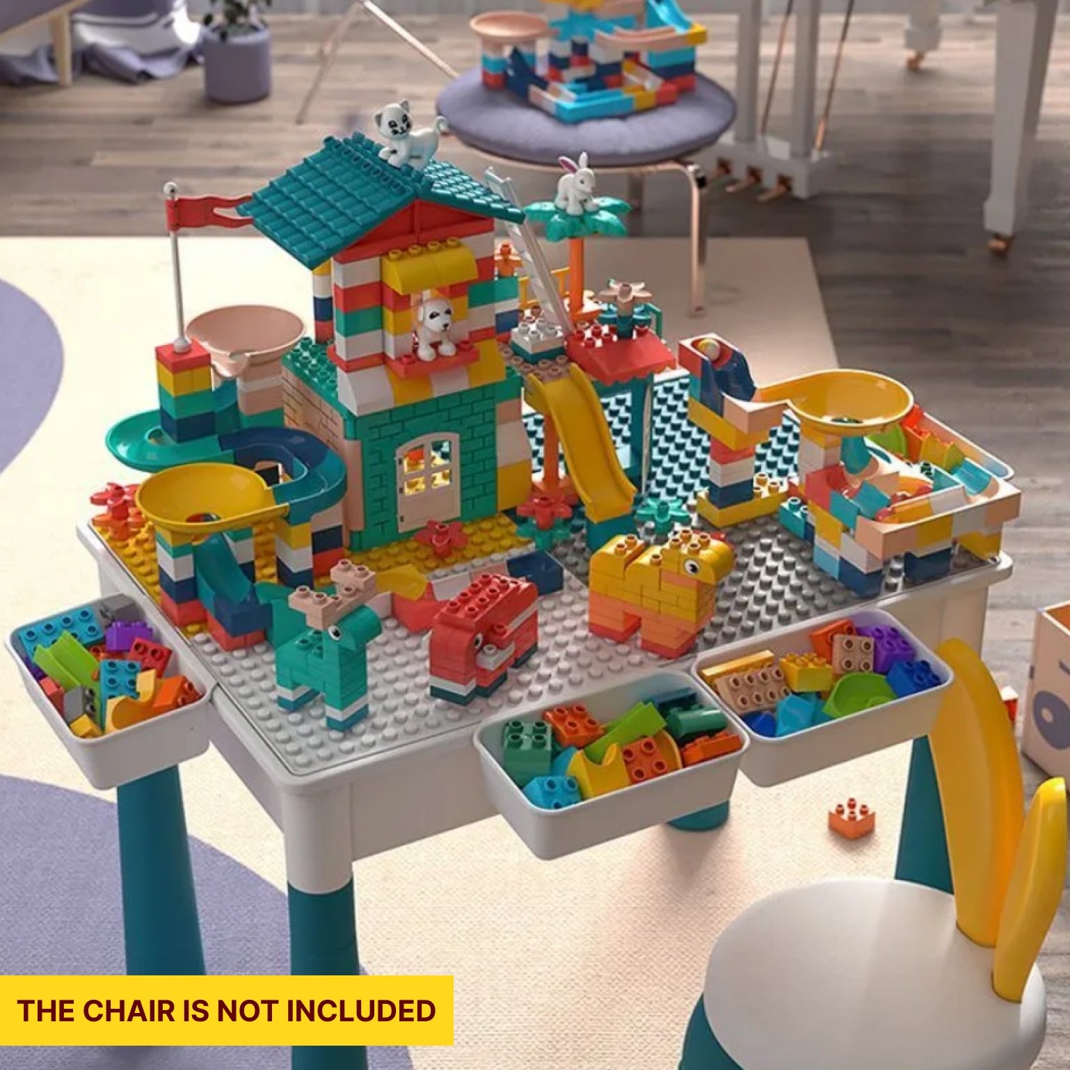 Masuta interactiva constructii copii lego 10