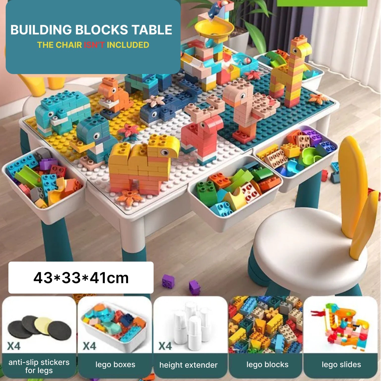 Masuta interactiva constructii copii lego 2