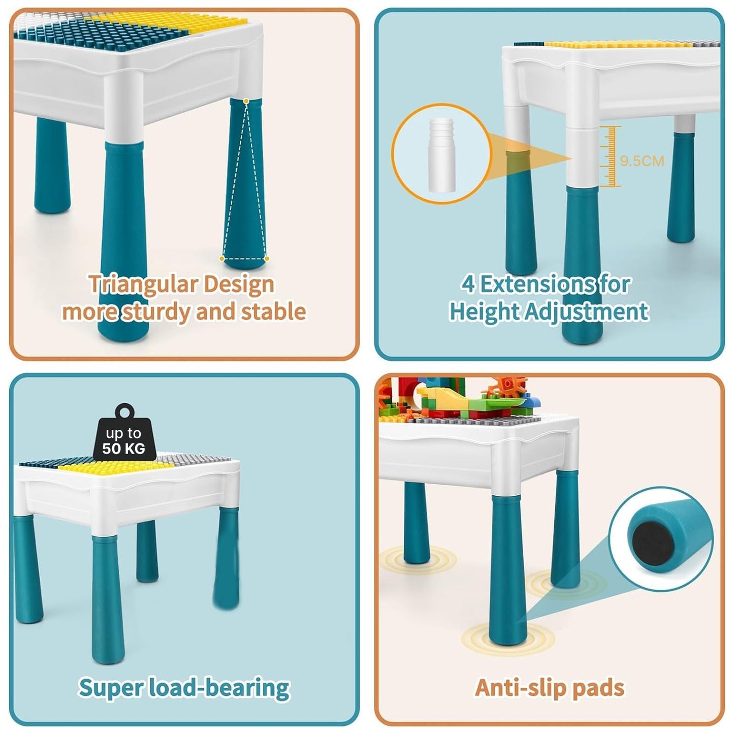 Masuta interactiva constructii copii lego 11