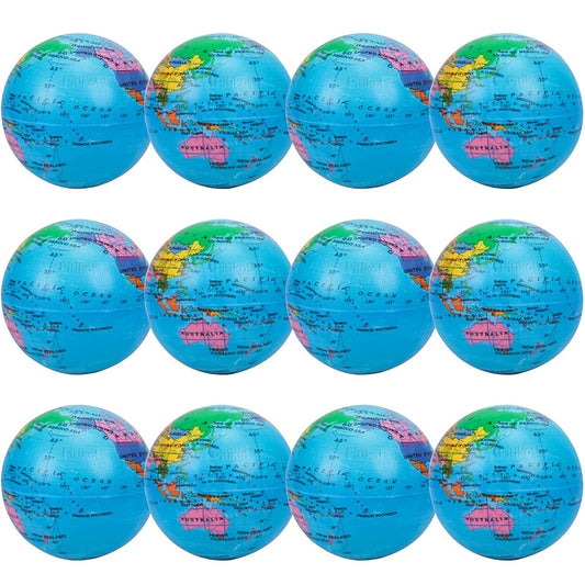 Set 12 Bile Senzoriale Antistres cu Emoticoane – Squishy, Colorate, 5cm 1