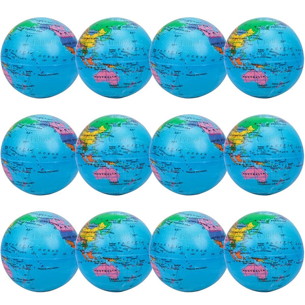 Set 12 Bile Senzoriale Antistres cu Emoticoane – Squishy, Colorate, 5cm 1